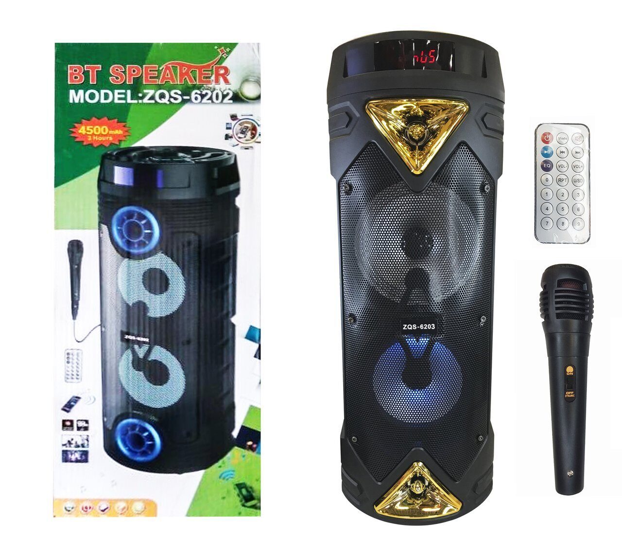 Характеристики Портативная Bluetooth колонка BT Speaker ZQS-6201 с ...