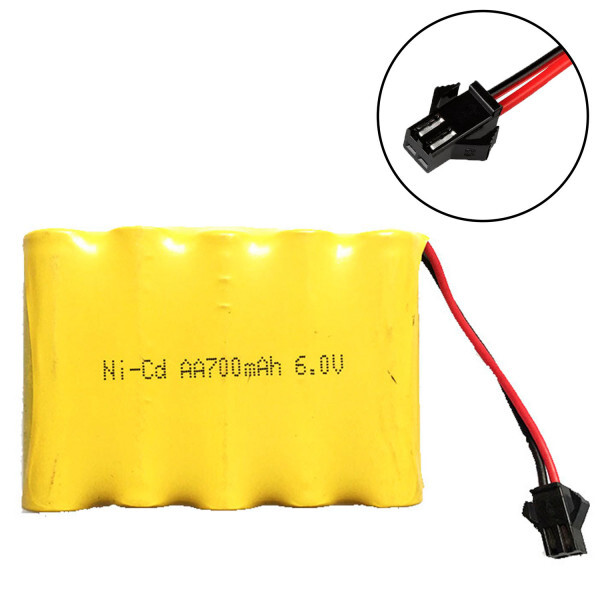 Аккумулятор NI-CD 6V 700MAH форма FLATPACK разъем SM