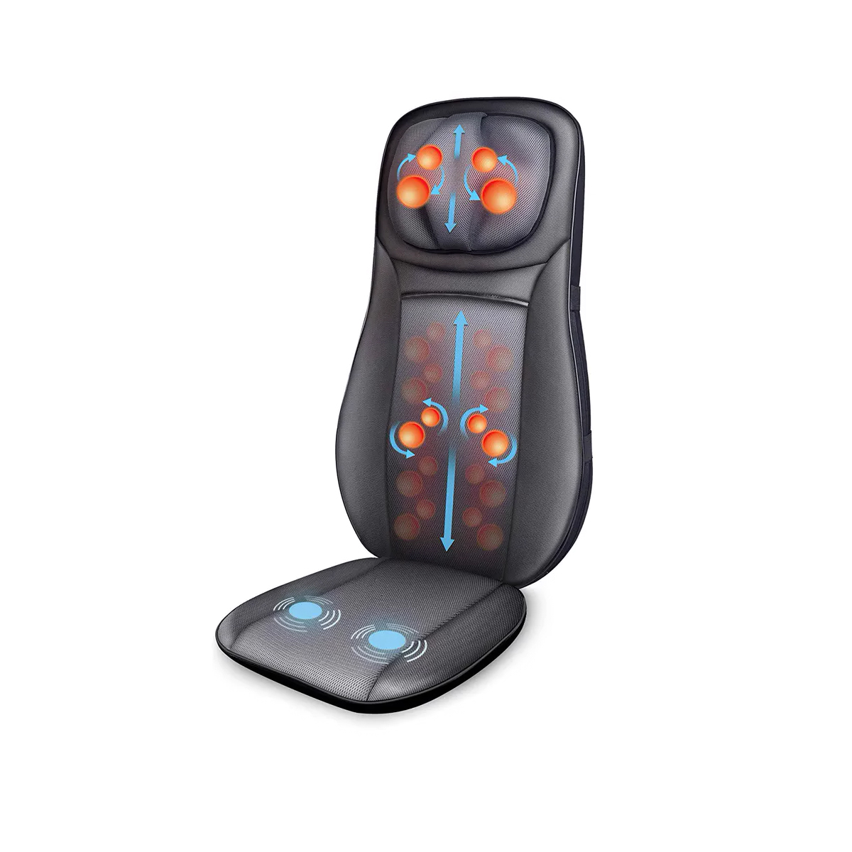 Массажная накидка kneading massage Cushion бежевый