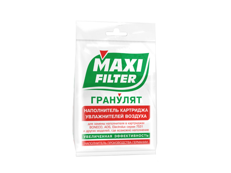 Наполнитель картриджа увлажнителей воздуха Maxi Filter, гранулят, 120гр