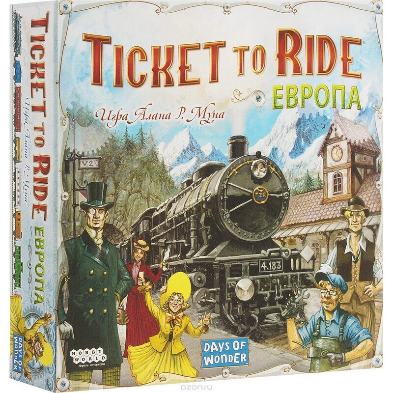 НастольнаяиграTickettoRide:Европа