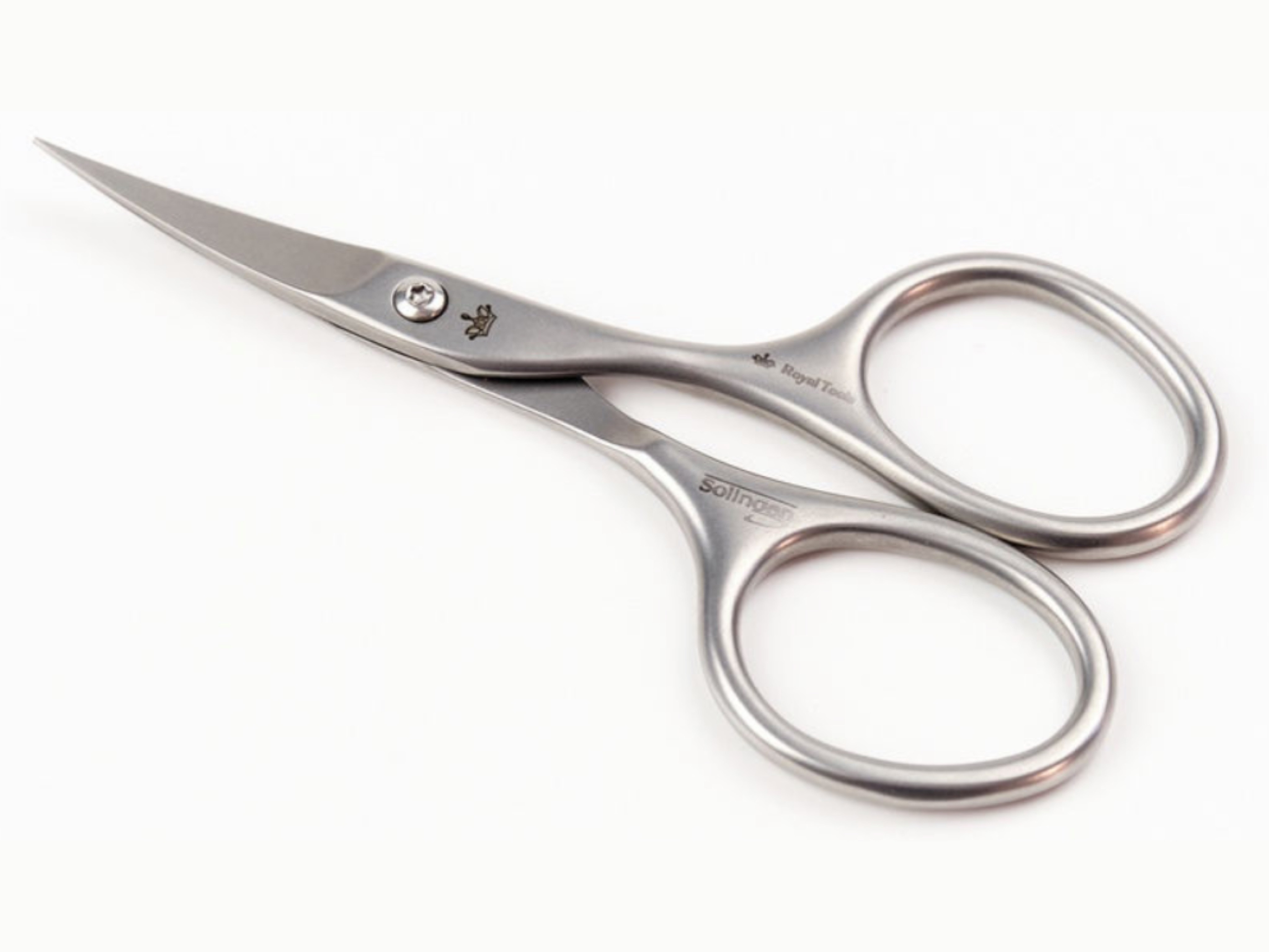 Royal Tools / НОЖНИЦЫ НОГТЕВЫЕ, слегка изогнутое лезвие, ручная заточка