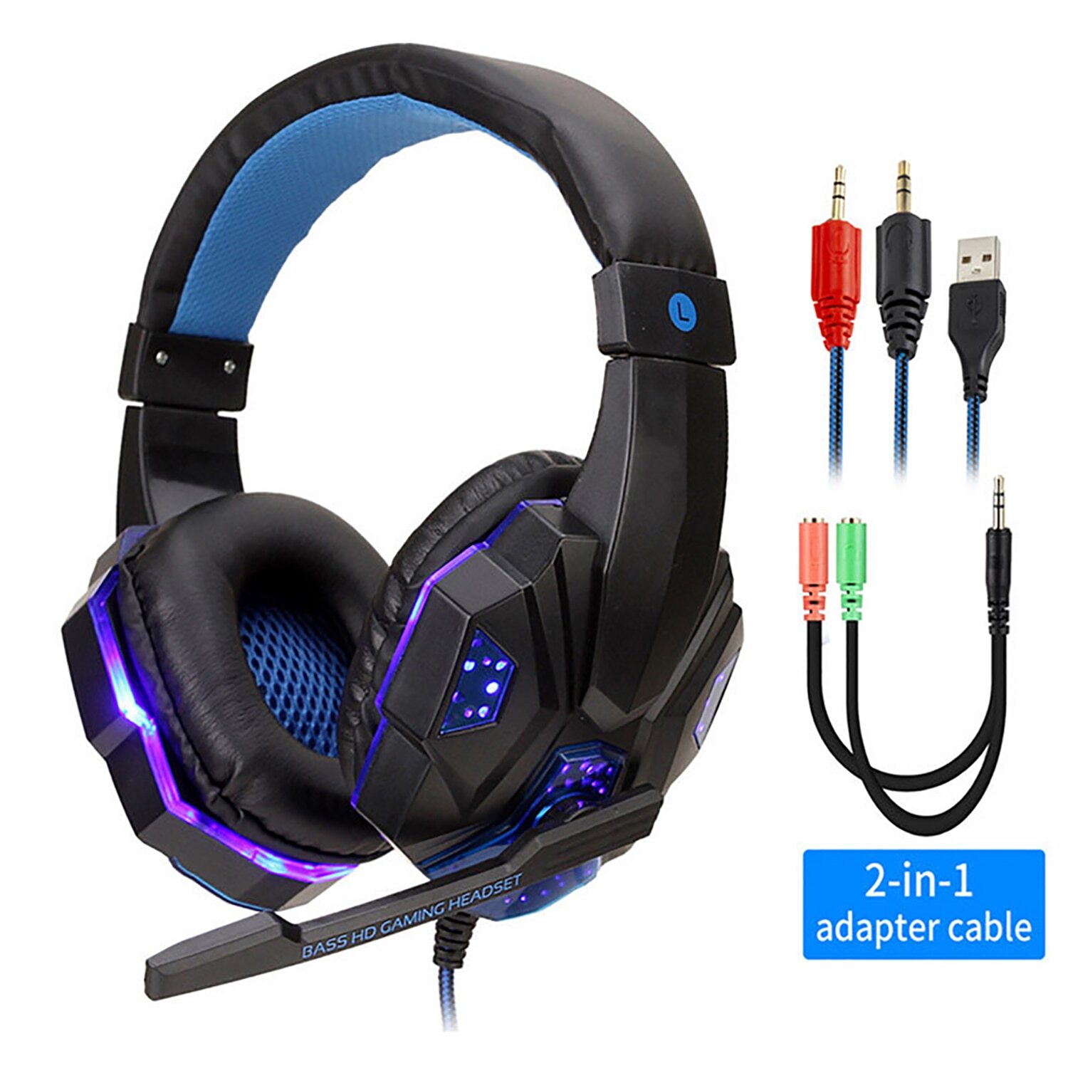 Wired gaming headset. Игровые наушники фото на голове. Наушники QEARFUN фото.