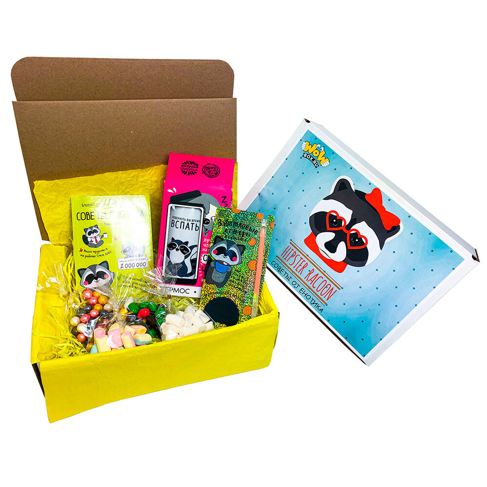 Подарочный набор WOW BOX "Енот просил передать" - купить по выгодным ...