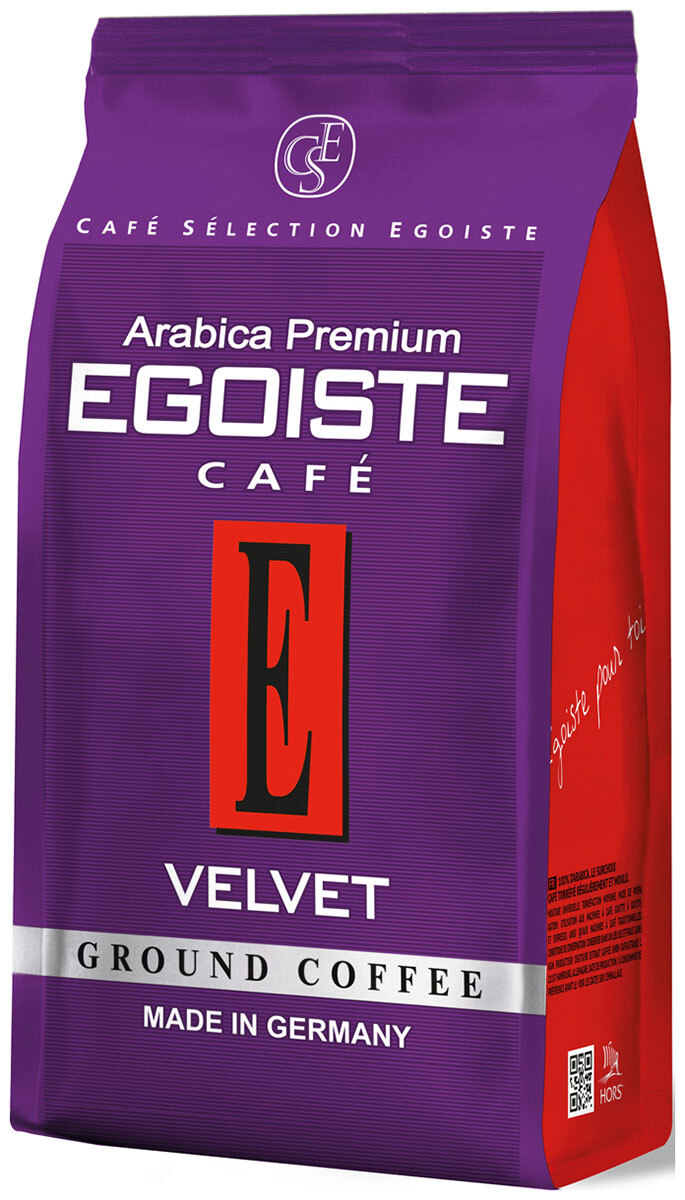 Кофе молотый EGOISTE Velvet 200гр Ground Pack — купить в интернет ...