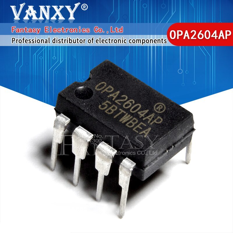 5 UDS OPA2604AP DIP8 OPA2604A DIP OPA2604 DIP-8 2604AP DUAL FET-вход с  низким искажением — купить в интернет-магазине OZON с быстрой доставкой