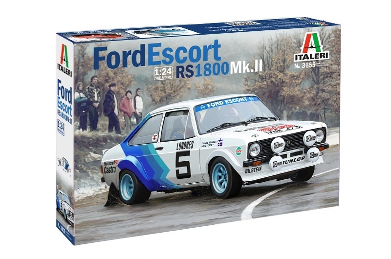 Сборная модель Italeri 3655ИТ АВТОМОБИЛЬ FORD ESCORT RS1800 Mk ll Масштаб 1/24