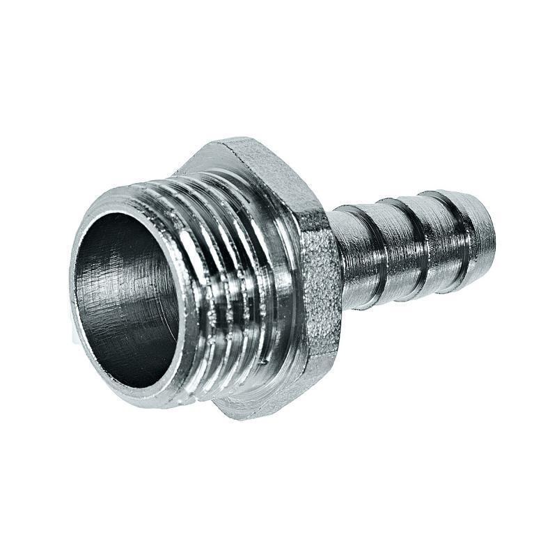 Переходник латунный никелированный 1/2 (папа) - штуцер 10мм — купить в ...