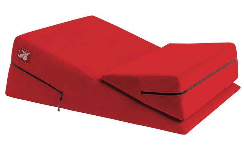 Красная подушка для секса из двух частей Liberator Wedge/Ramp Combo - купит...