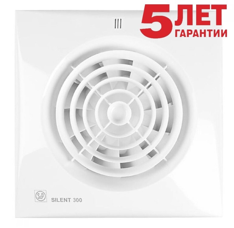 Характеристики Вентилятор вытяжной с таймером Soler&Palau Silent-300 ...