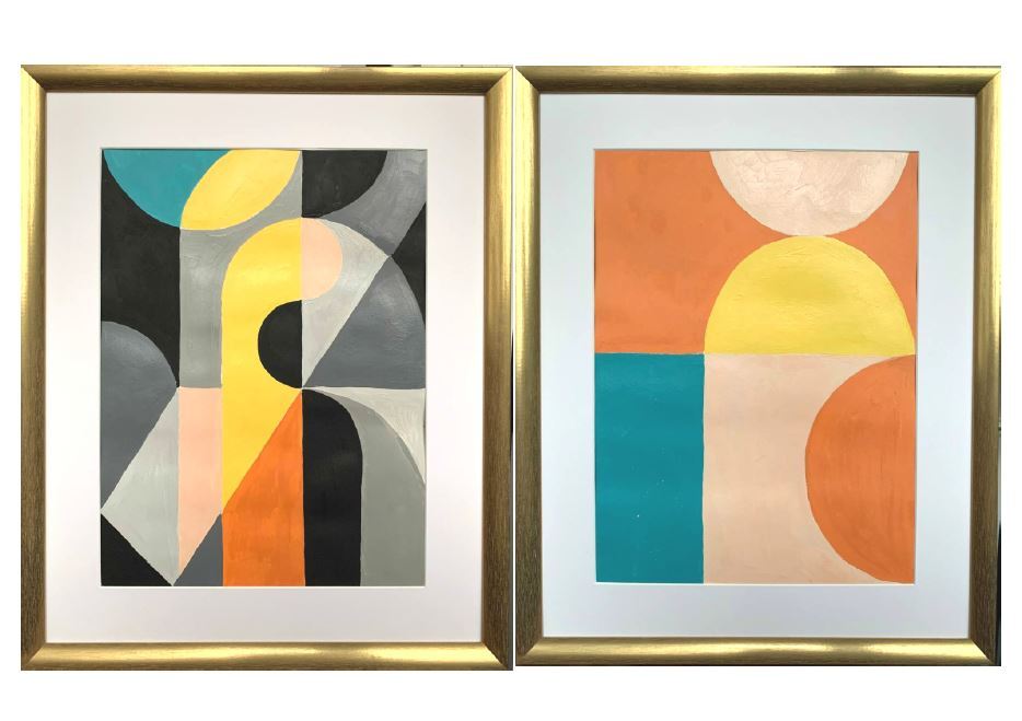 Авторские картины акрилом \"Геометрия\" 50х40 в рамках — купить в ...