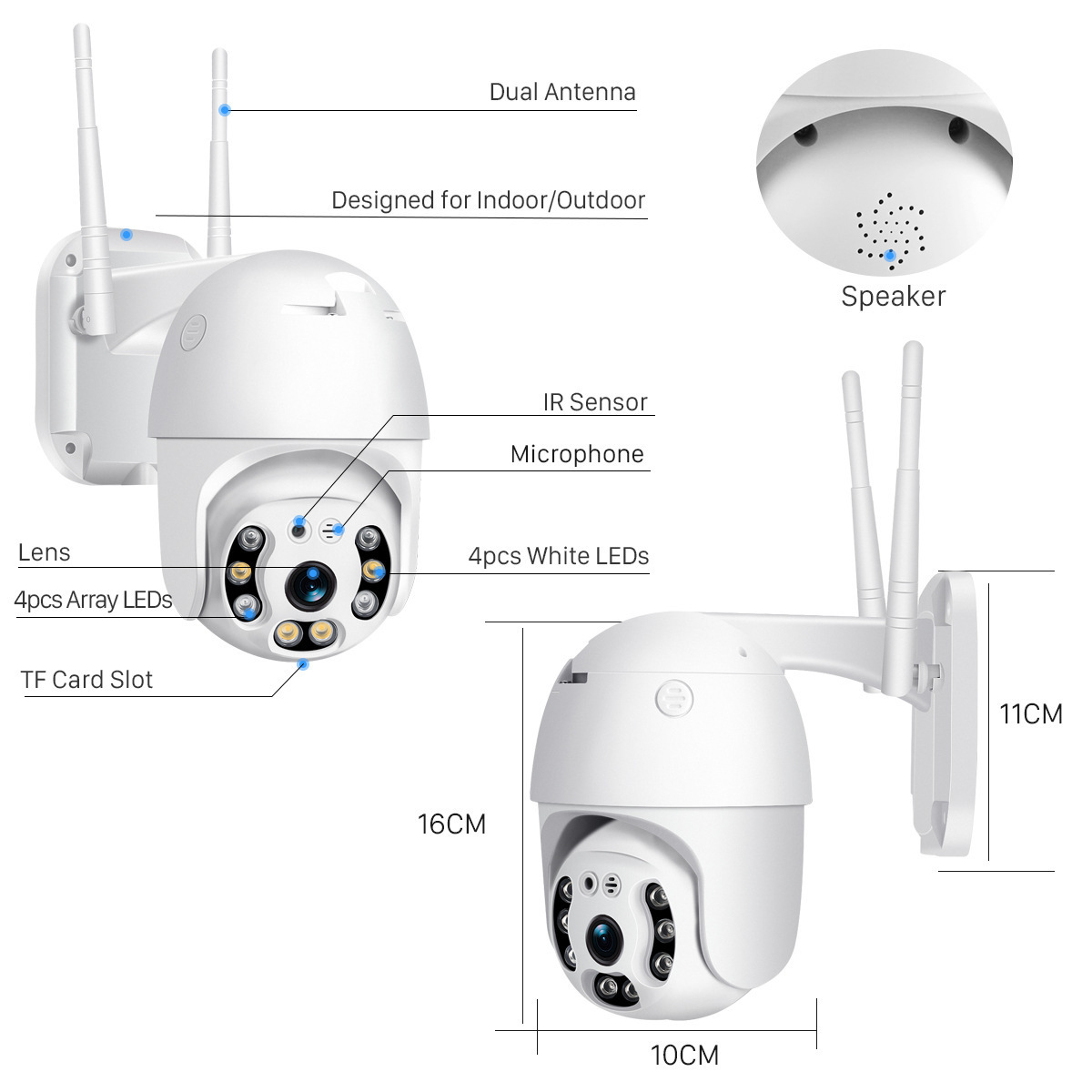 Камера видеонаблюдения wifi Ozon