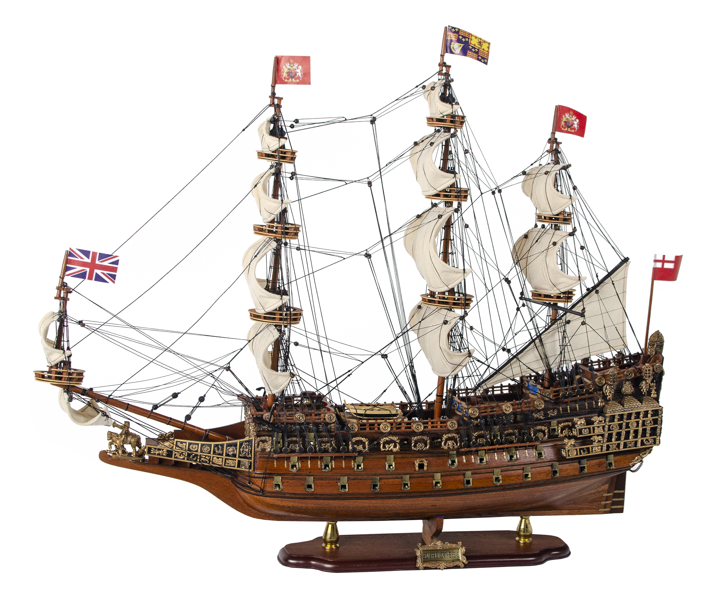 Сувенирный макет. Деревянная модель Sovereign of the Seas 1637. Sovereign of the Seas.