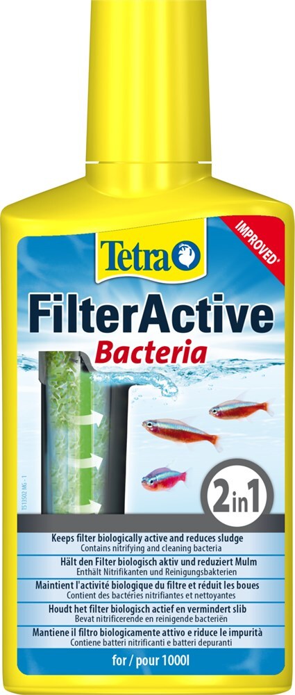 Кондиционер для воды TETRA FilterActive 250мл бактериальная культура для подготовки воды