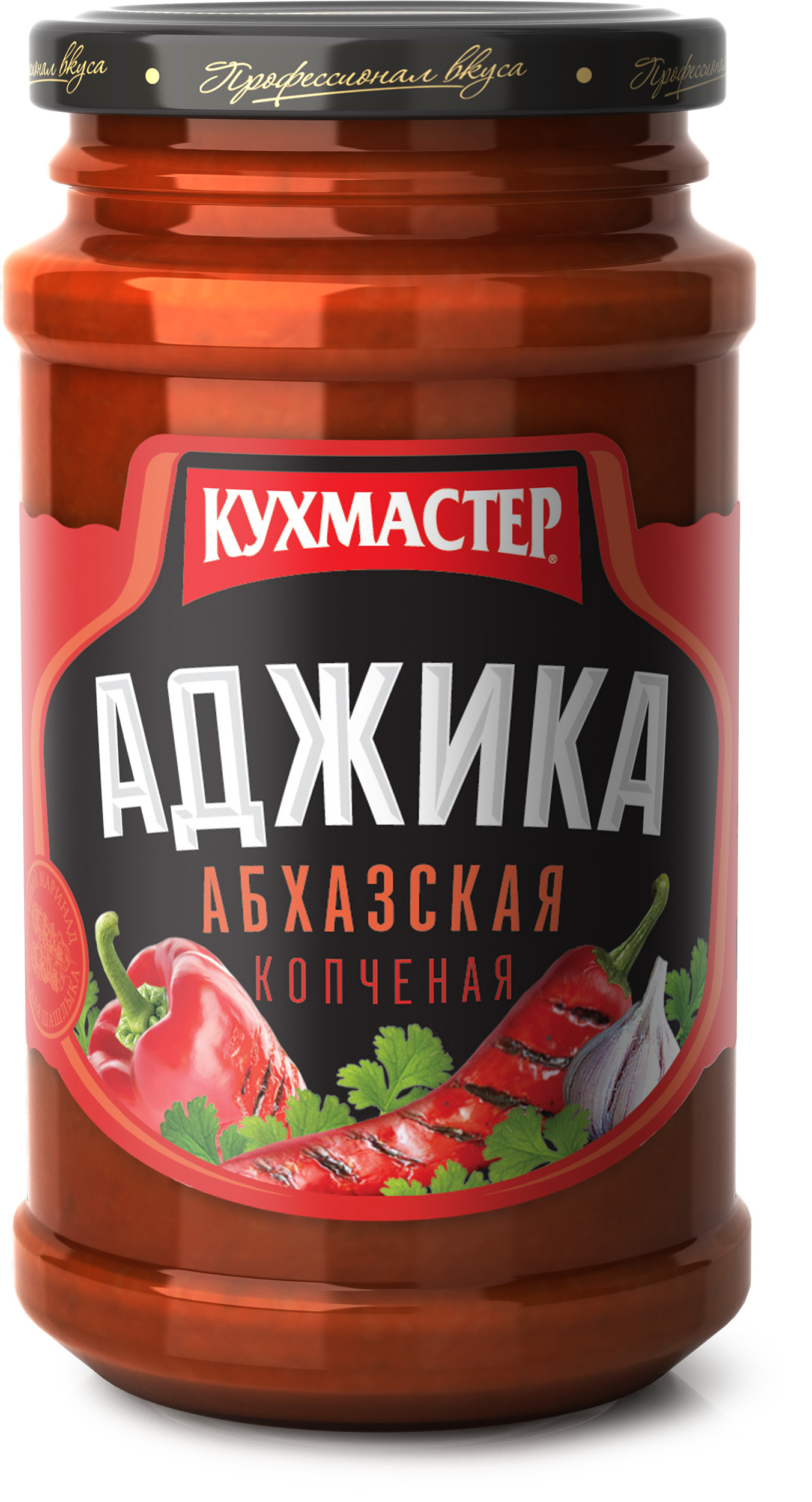 Аджика КУХМАСТЕР "Абхазская Копченая". 190г*12шт.