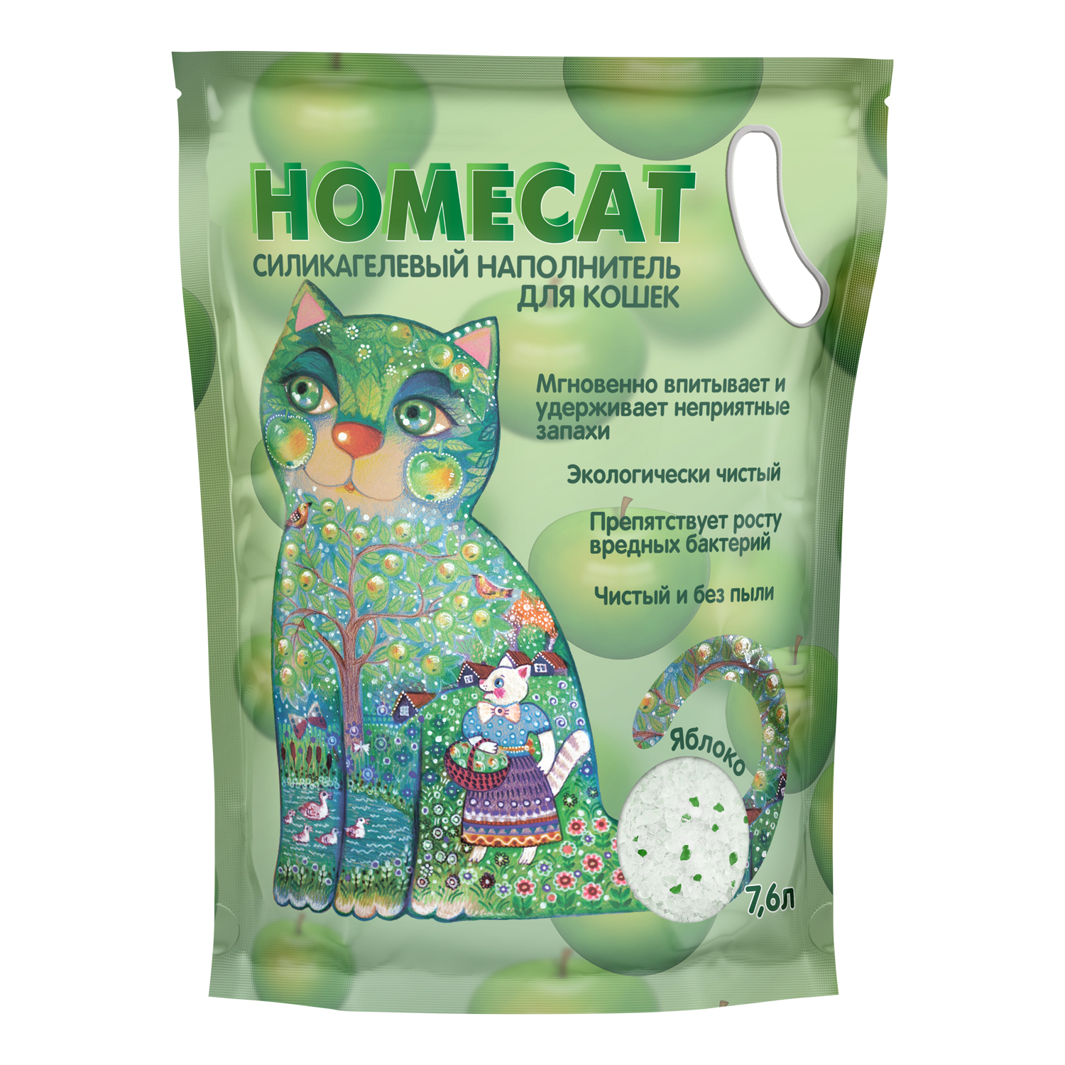 Homecat Наполнитель Зеленый Чай Купить