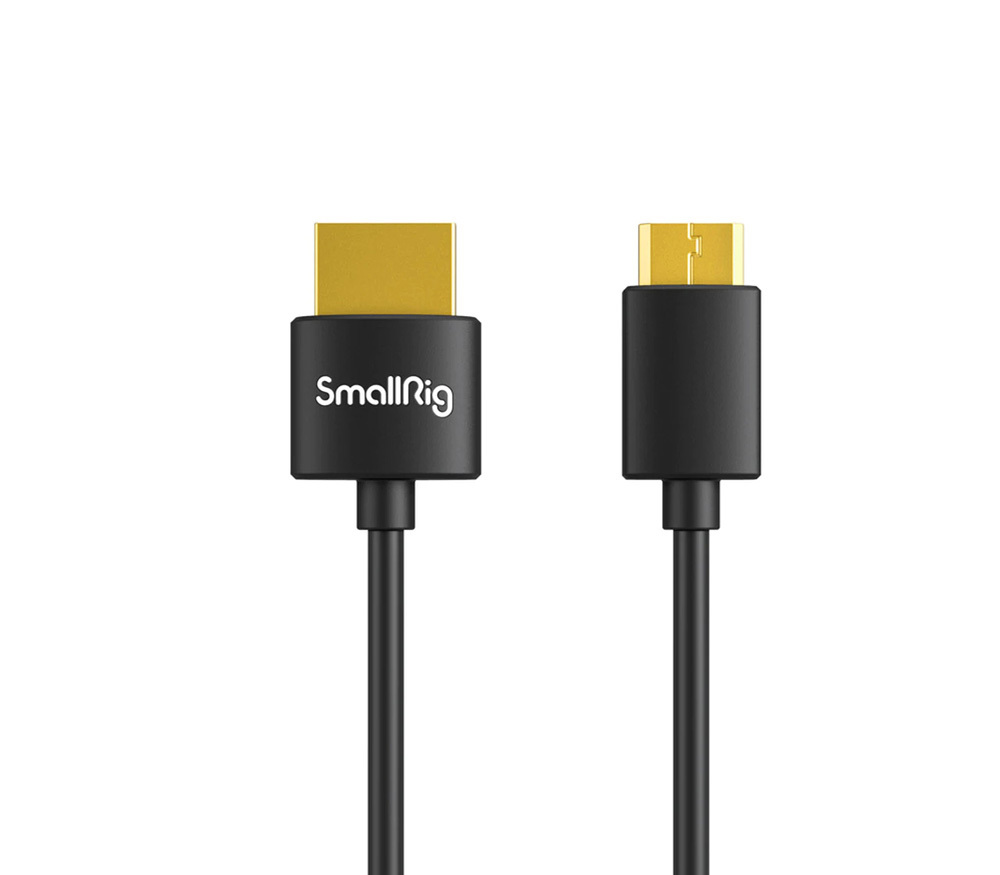 SmallRig Кабель для подключения периферийных устройств mini-HDMI тип C/HDMI, 0.55 м, черный