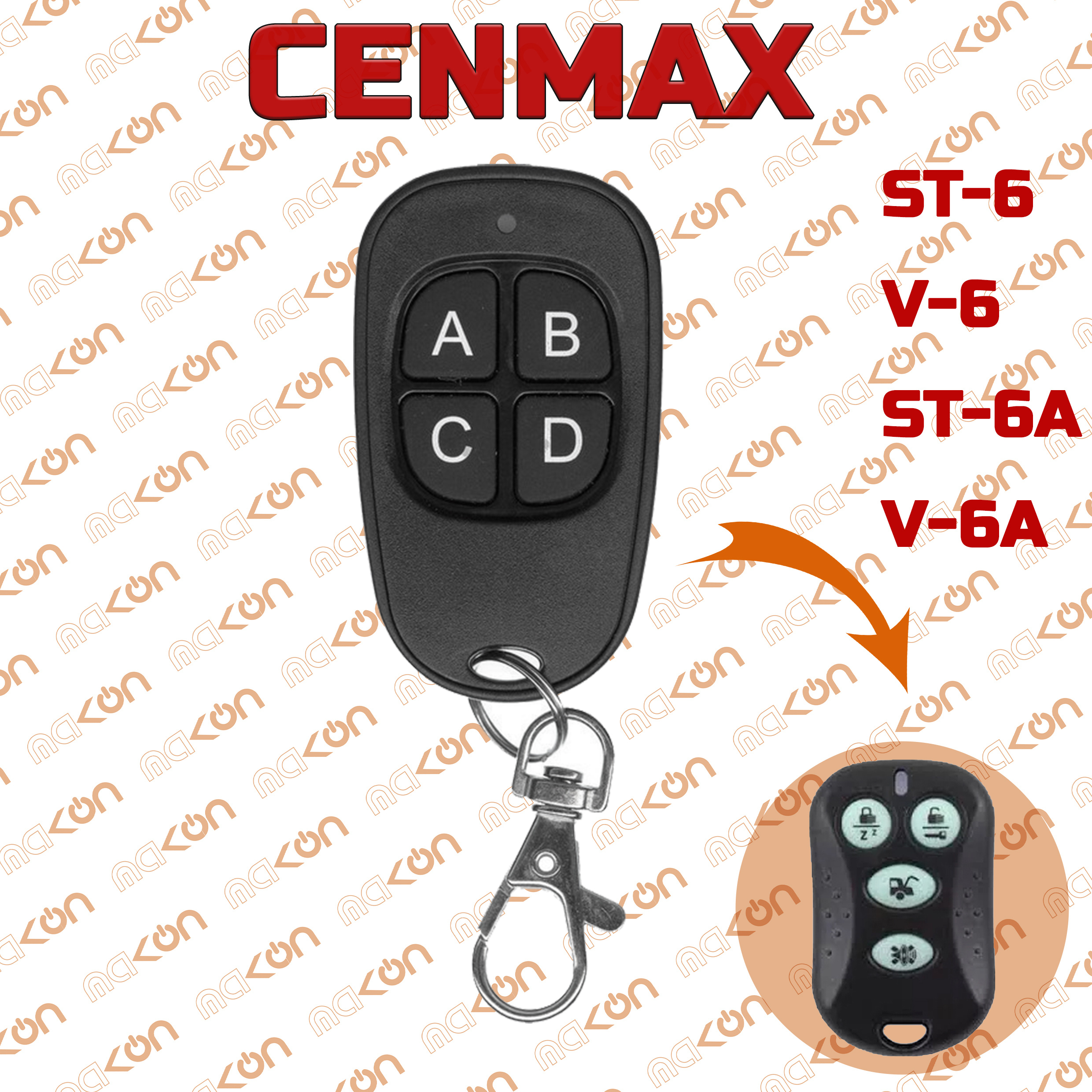 Сигнализация cenmax st 6a инструкция