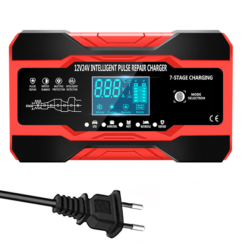 Intelligent pulse repair charger. 12v Intelligent Pulse Repair Charger. Rjtianye 12v Intelligent Pulse Repair Charger Screen illustration на русском.