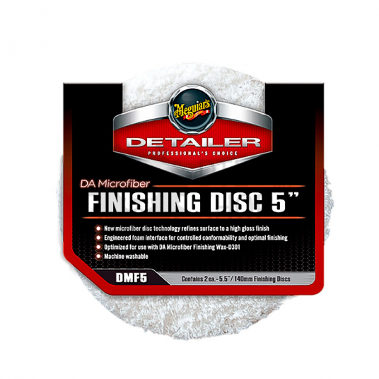 Финишный полировальник DA Microfiber Finishing Disc 5" 140 мм. Комплект 2 шт., Meguiar's.