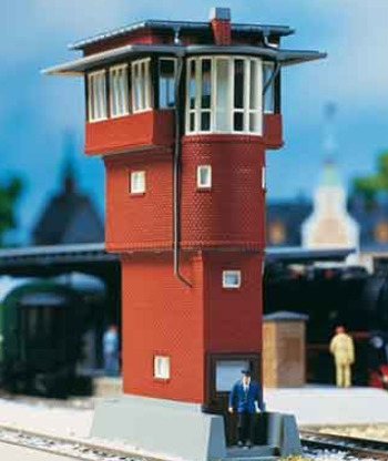 11375 Диспетчерский ЖД пост централизации главного вокзала STELLWERK ERFURT - модель постройки / здания масштаба 1:87 для игрушечной железной дороги H0 (HO), 16.5 мм