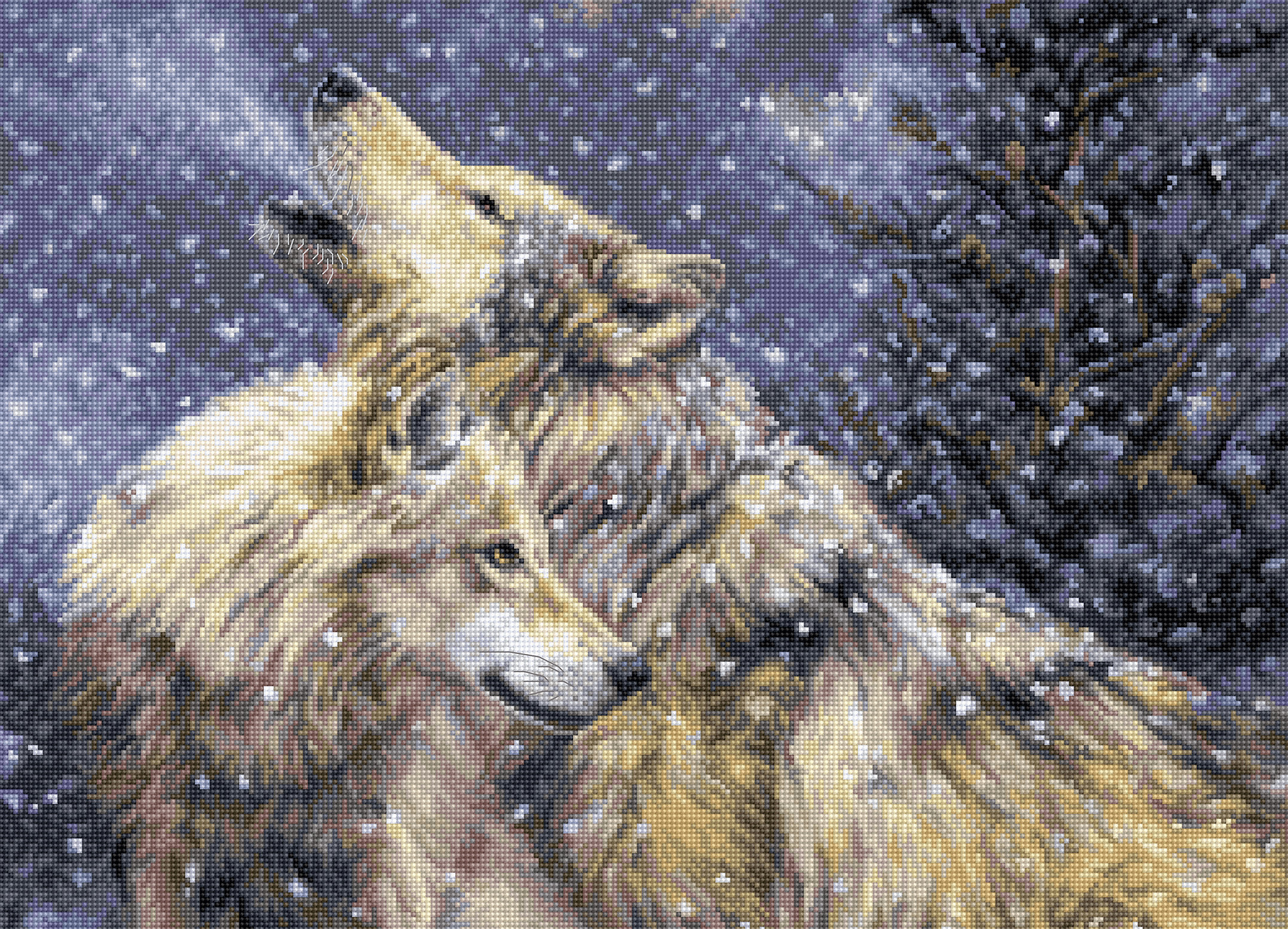 Люси Билодо картины волки