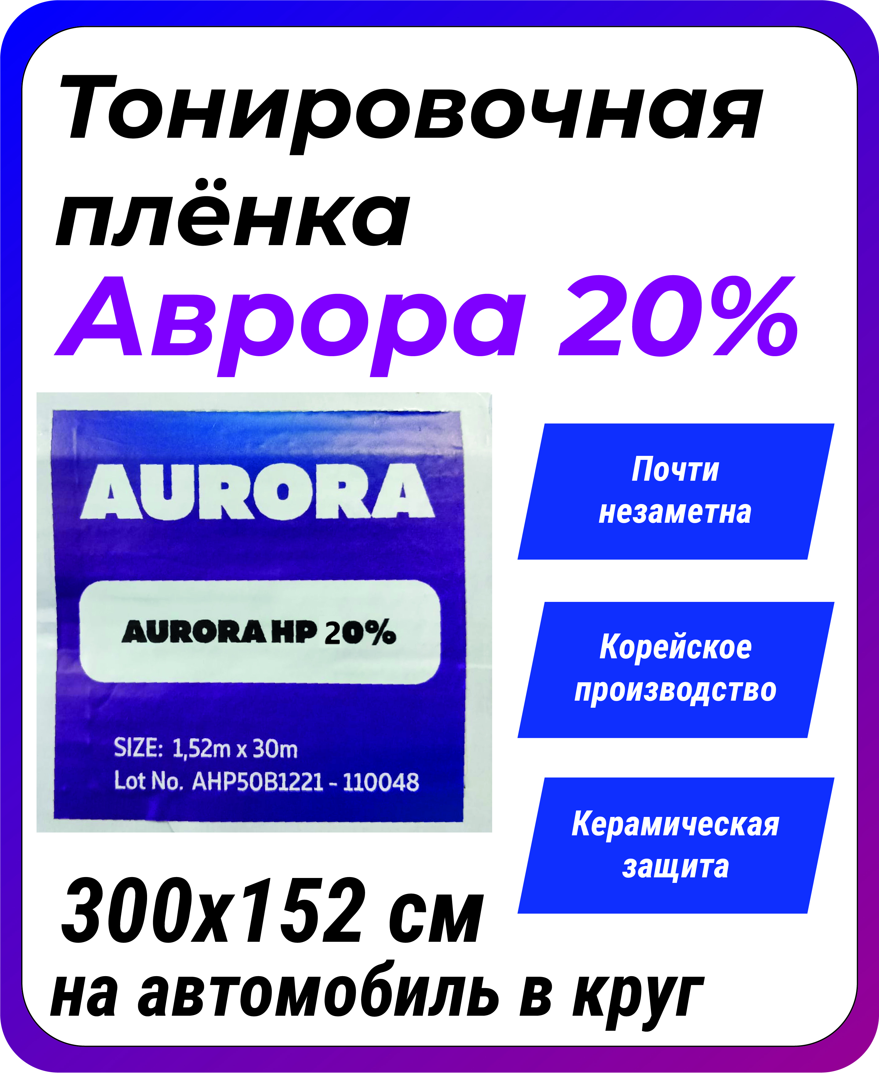 Тонировочная пленка, 20%, 152x300 см купить по выгодной цене в  интернет-магазине OZON (628657823)