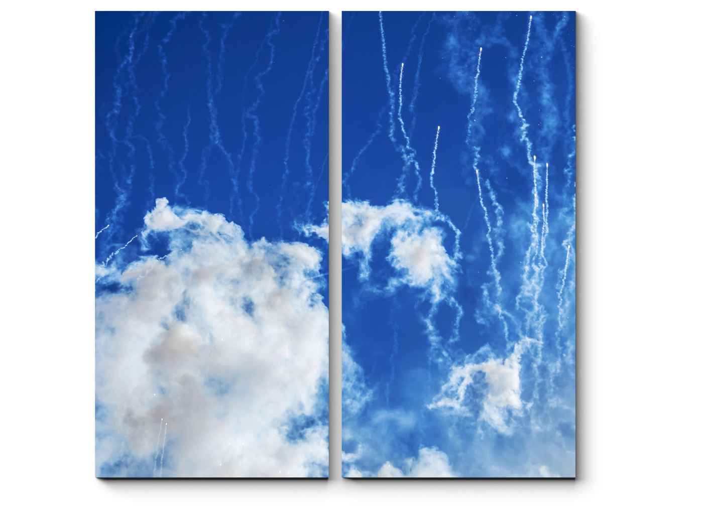 Модульная картина небо, облака