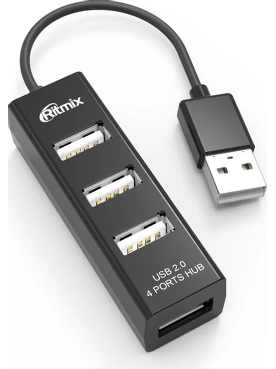 Usb хаб. USB-хаб Ritmix CR-2402. USB-Hub Ritmix CR-2402, черный, USB 2.0, 4 порта. USB-хаб Ritmix CR-2406 Black. Ritmix CR-2402 Black.