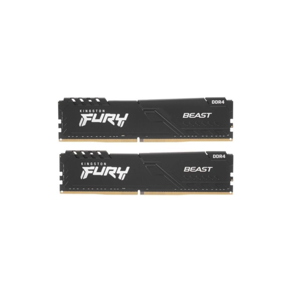 KingstonFuryОперативнаяпамятьBeastBlackDDR43200МГц2x16ГБ(KF432C16BBK2/32).Уцененныйтовар