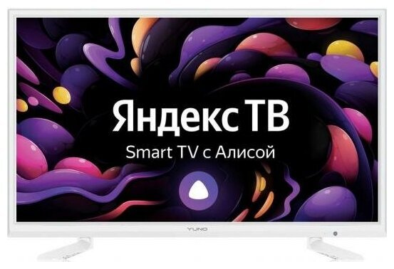 Yuno Телевизор Yuno Телевизор Yuno ULX-24TCSW222 белый 24", черно-серый