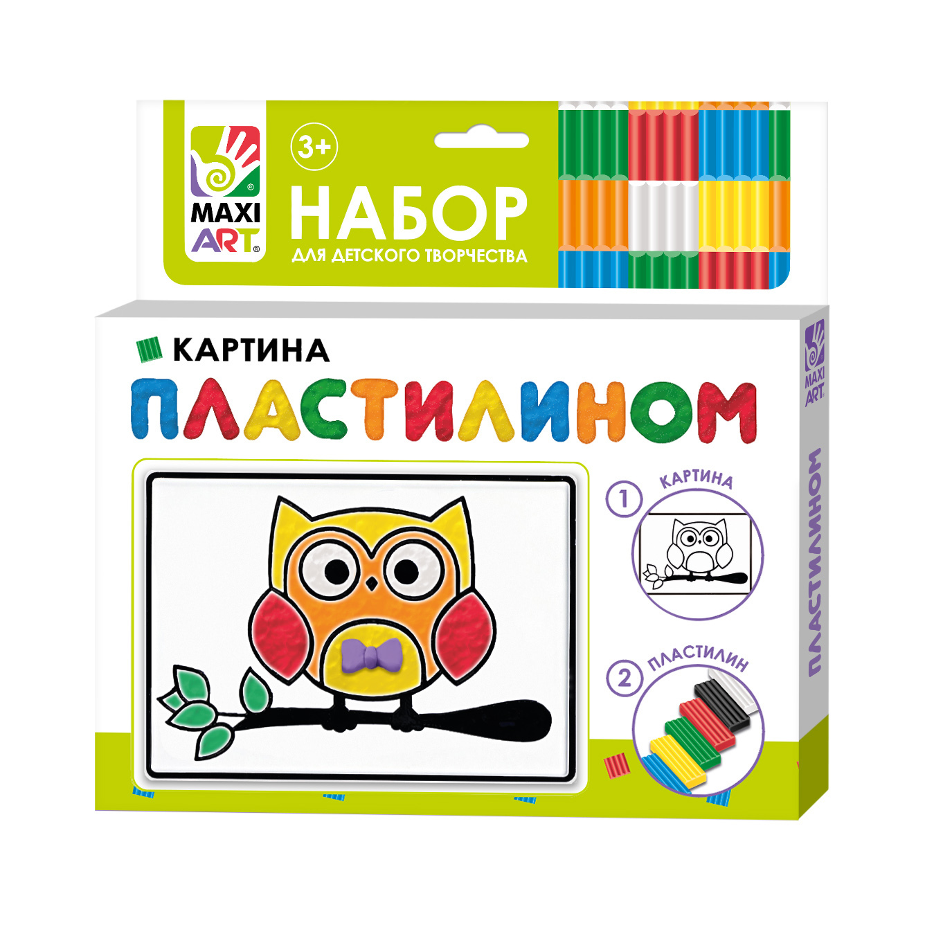 Узоры на пластилине