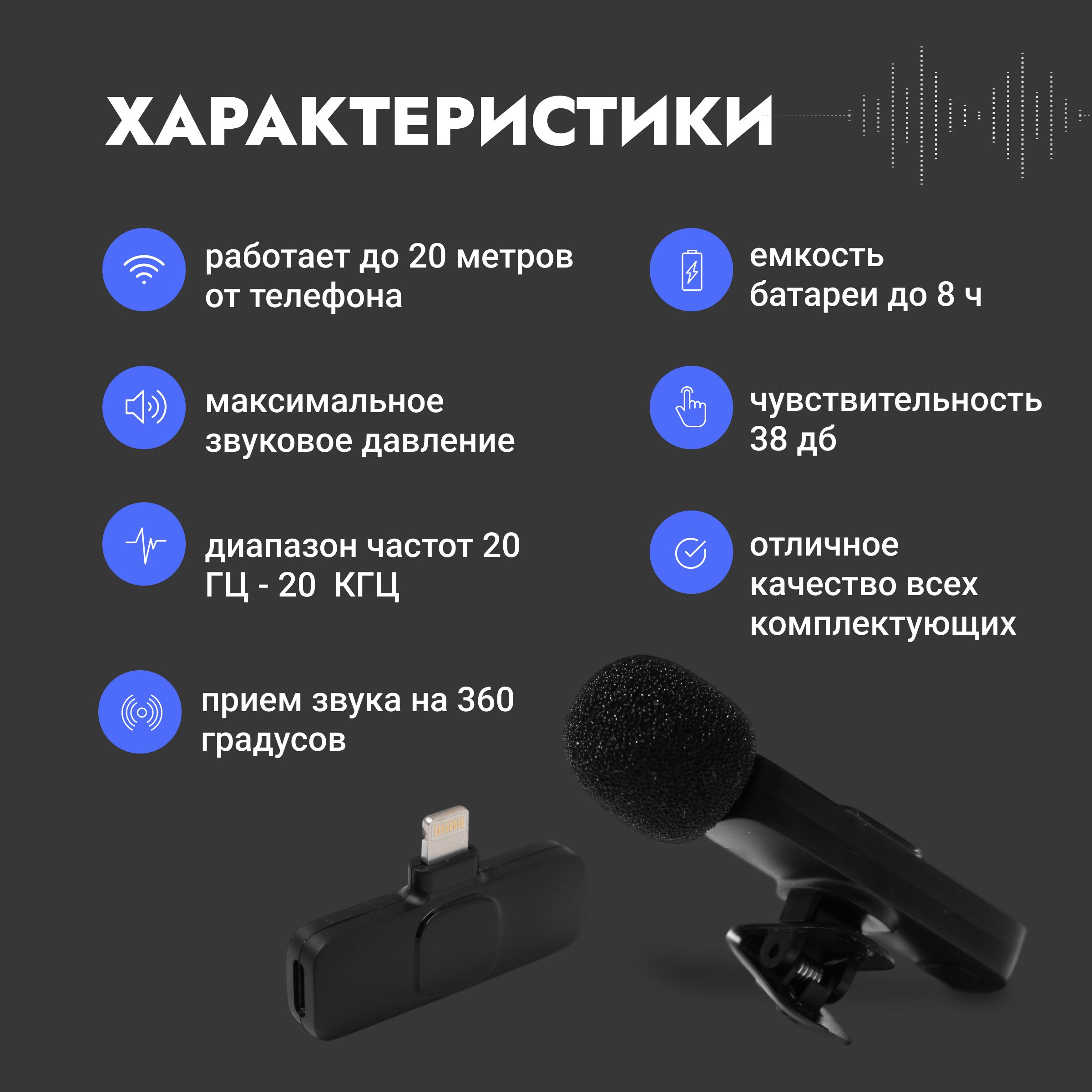 Петличка Для Iphone Беспроводная Купить