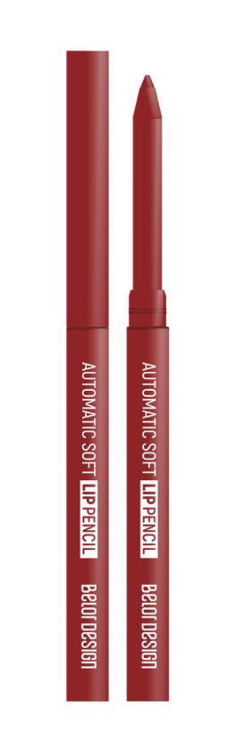 Belor Design Механический контурный карандаш для губ Automatic soft lip pencil, Тон 205 Berry