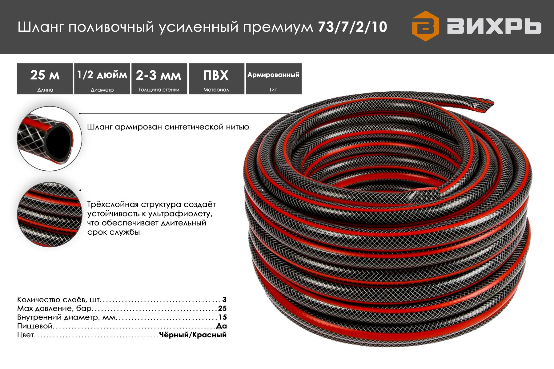 причины списания поливочного шланга