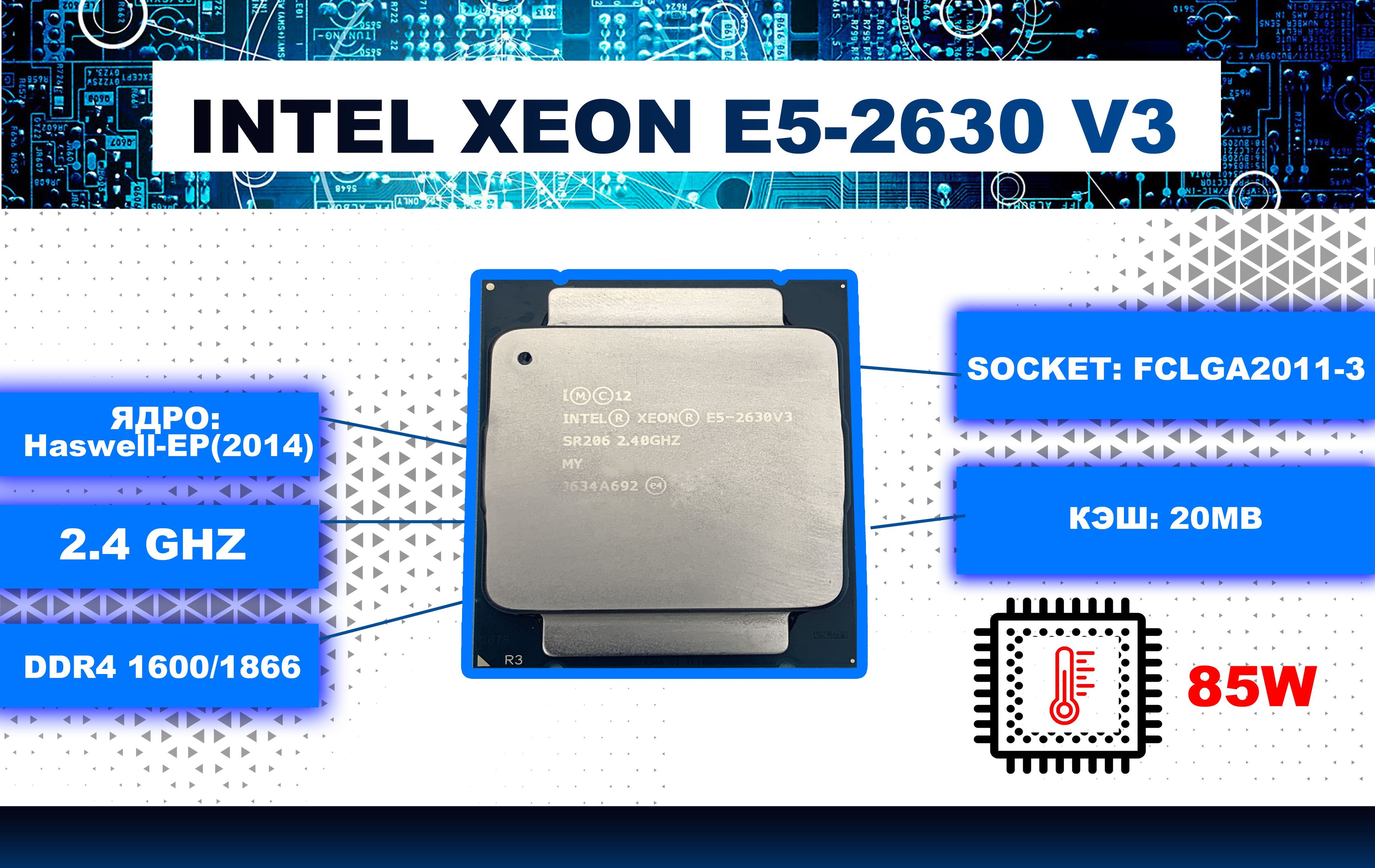 E5 2630 v3 характеристики E5 2630 v3 характеристики