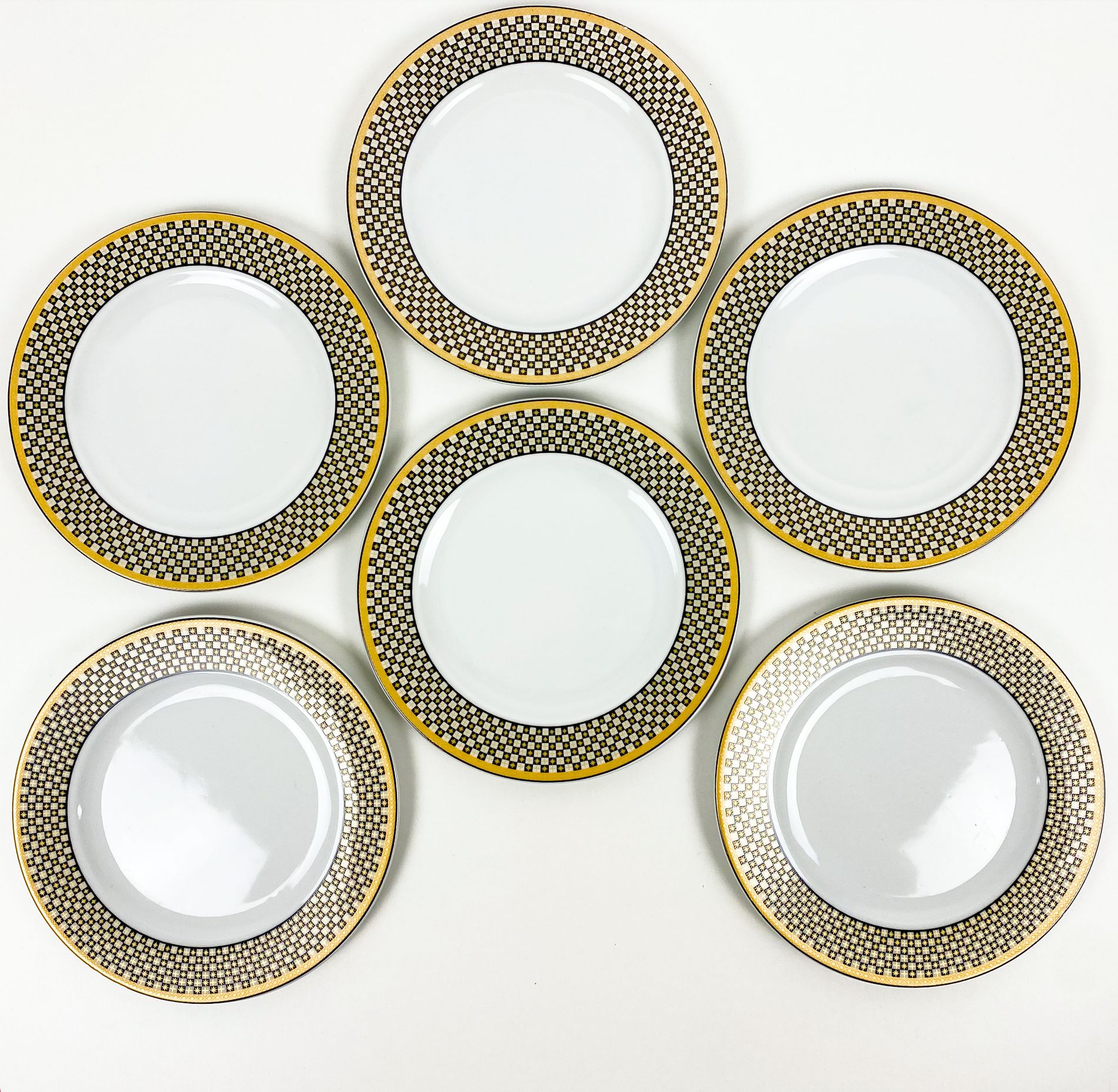 Тарелки 17 см. Maghsoud / тарелка. Набор тарелок. 108-294 Набор тарелок. Иранский фарфор.