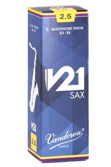 Vandoren SR-8225 - Трость для саксофона тенор,(№ 2-1/2), серия V21, упаковка 5 штук