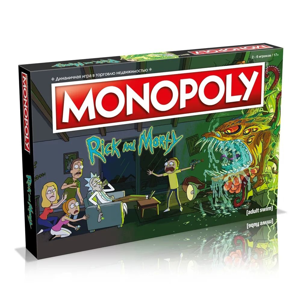 Настольная игра Winning Moves Monopoly Rick and Morty 033862--11 - купить с  доставкой по выгодным ценам в интернет-магазине OZON (1334641779)