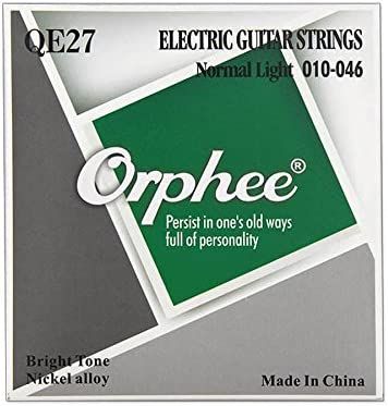 Струны для электрогитары ORPHEE QE27 (10-46), никель, шестигранный сердечник. Комплект струн