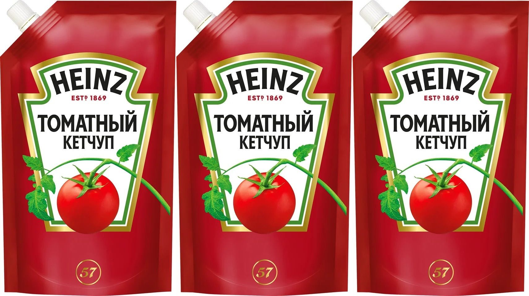 Кетчуп HEINZ Томатный, 3 шт по 320г - купить с доставкой по выгодным ценам в инт