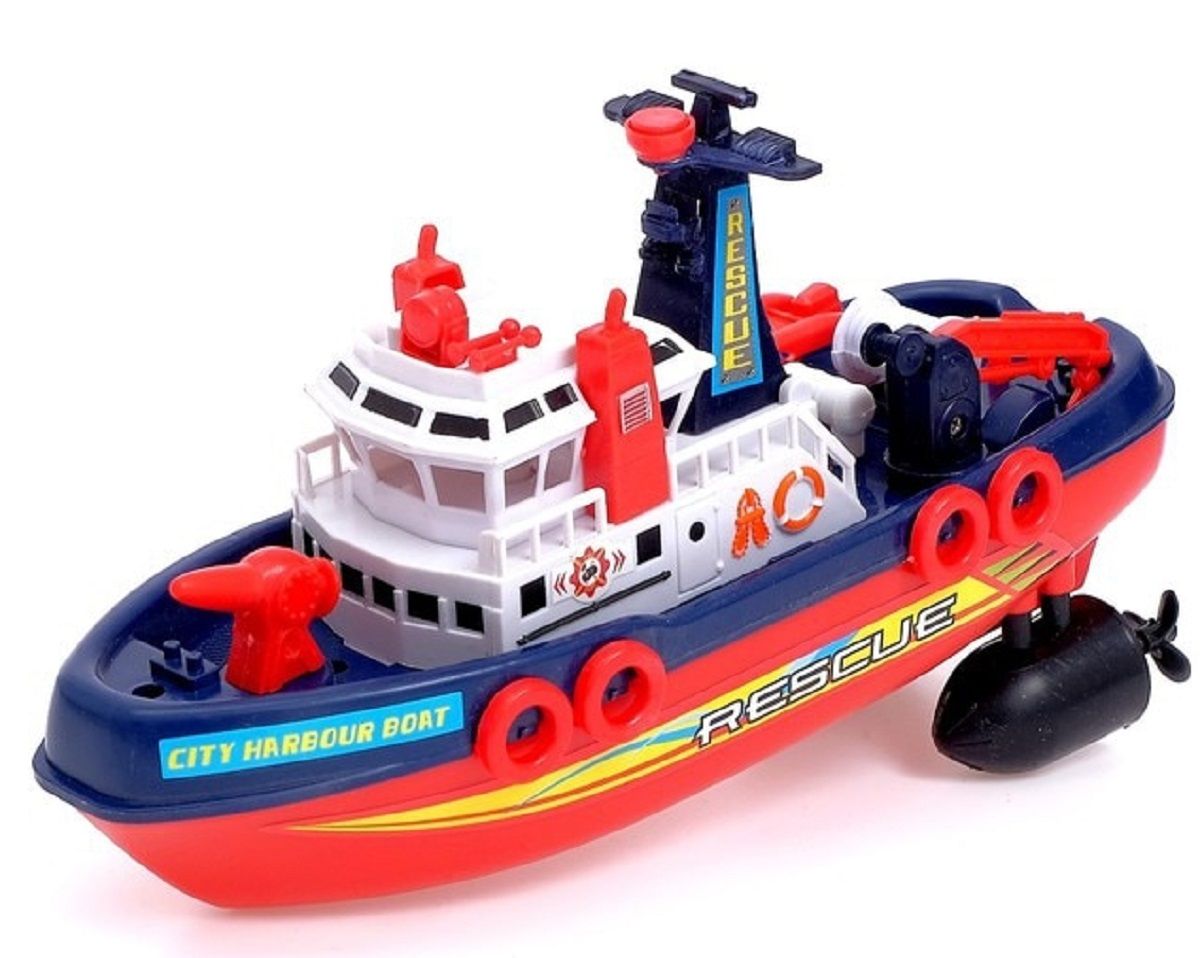 развивающий катер. у451. корабль игрушка для мальчика. катер детский на радиоуправлении с аккумулятором. игрушки для мальчика 4 лет водный транспорт.