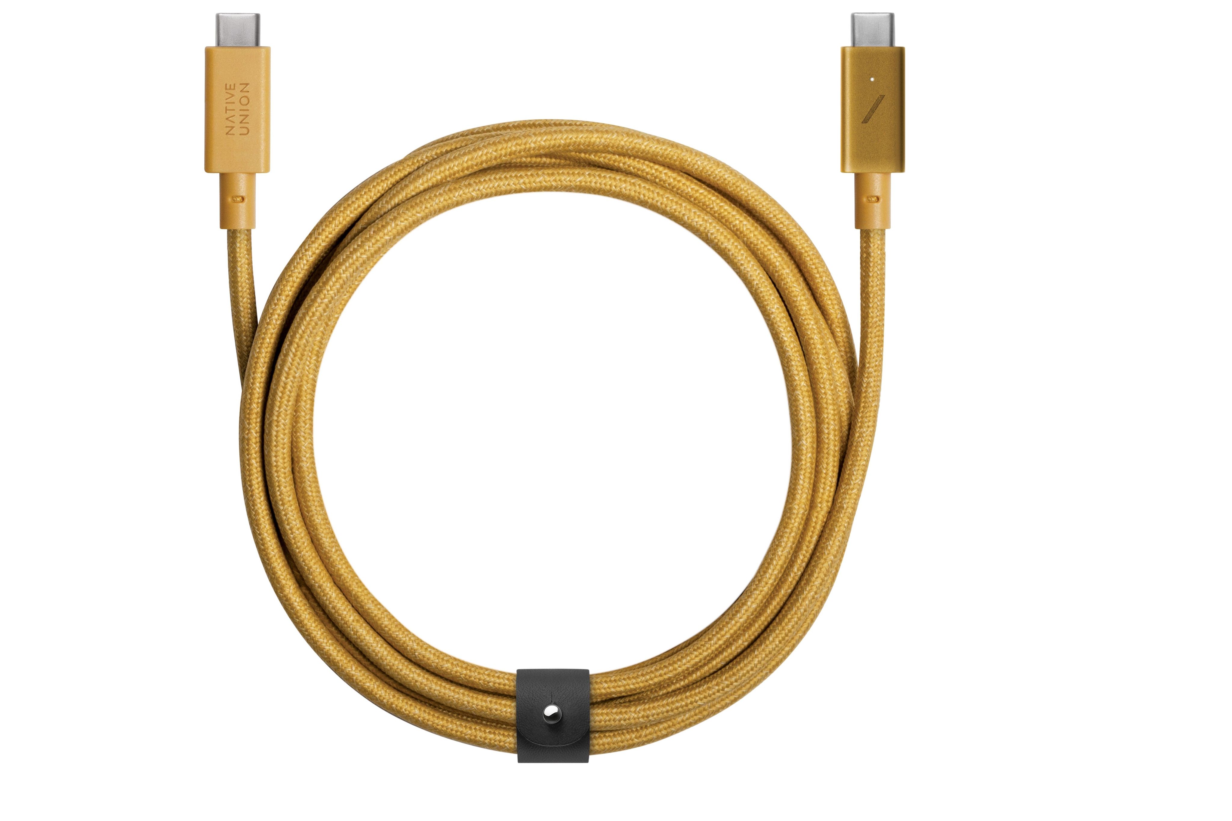 Кабель native Union Belt Cable USB-C to Lightning Cable 1,2m (синий). Switchkraft что.