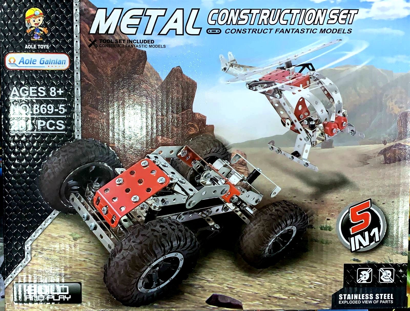 Конструктор металлический Транспорт Metal Construction Set 869-5, 281  деталь / Развивающие игрушки для детей - купить с доставкой по выгодным  ценам в интернет-магазине OZON (804419495)