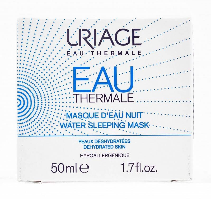 Eau Thermale Water sleeping Mask. Uriage ночная увлажняющая маска. Урьяж маска ночная. Ночная увлажняющая маска Uriage Eau Thermale.