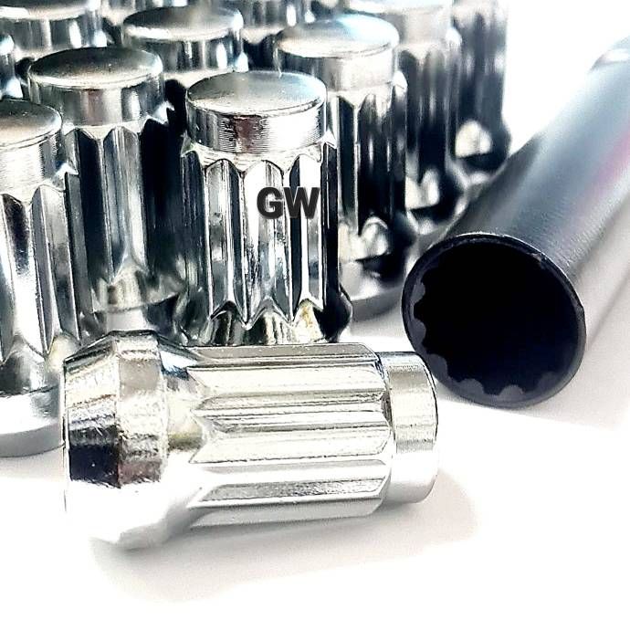 Колесные гайки М12х1.25 для Nissan, Infiniti, Subaru, Suzuki, Niva и др. (20 гаек + ключ) 3