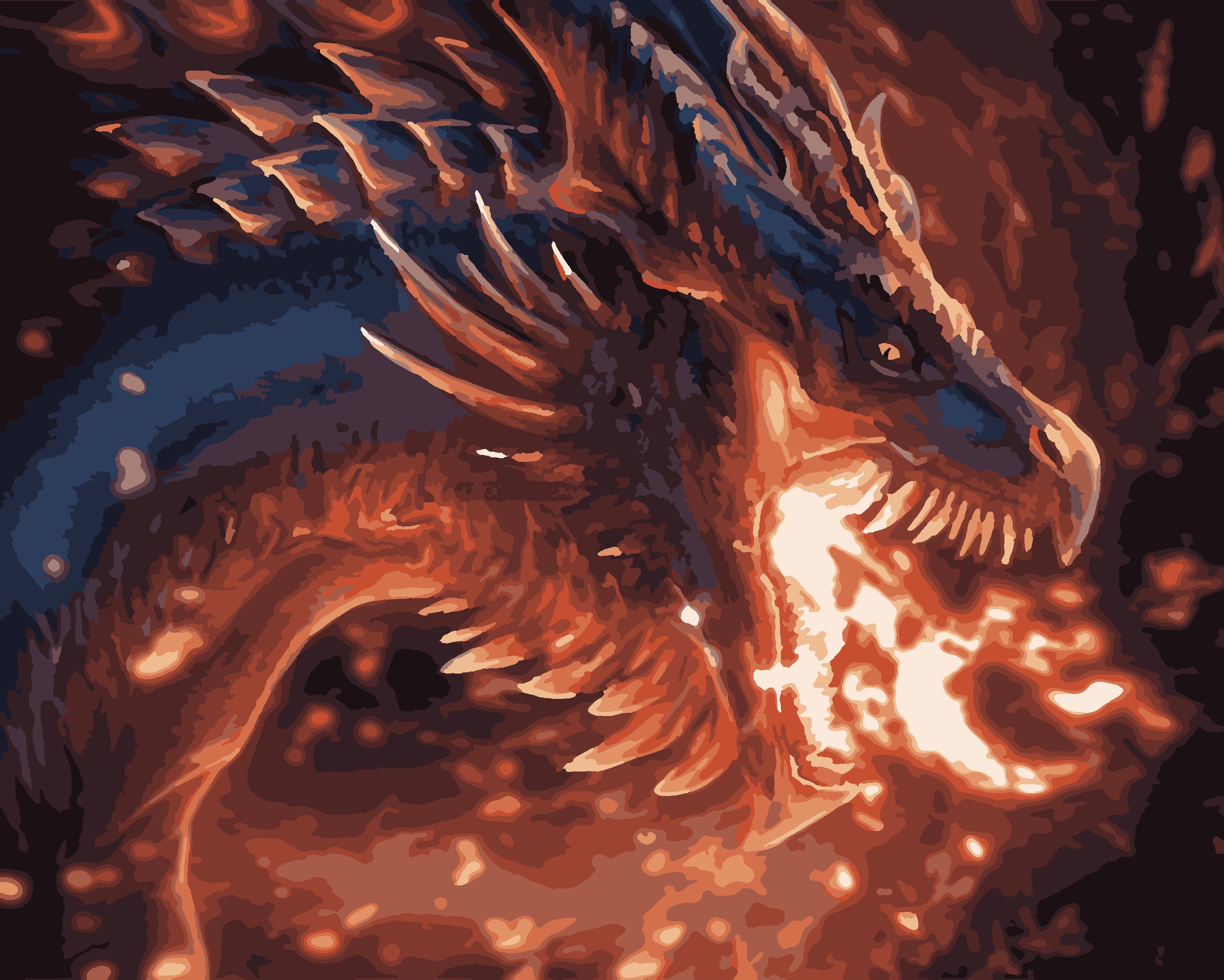 Огненный дракон фэнтези