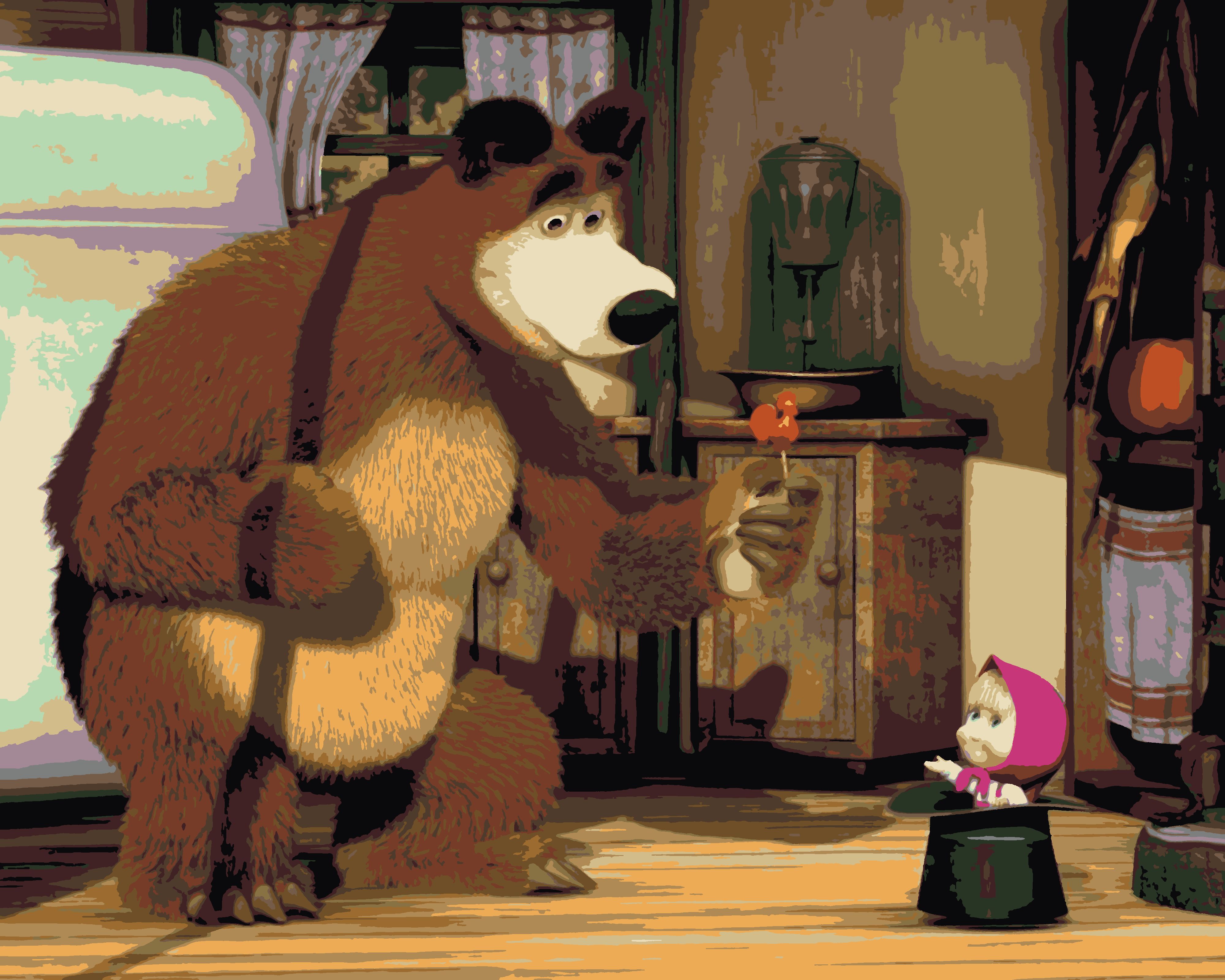 Маша и медведь с басами. Маша и медведьмулььики. Медведь с мультфильма Маша и медведь. Маша и медведь 2008.