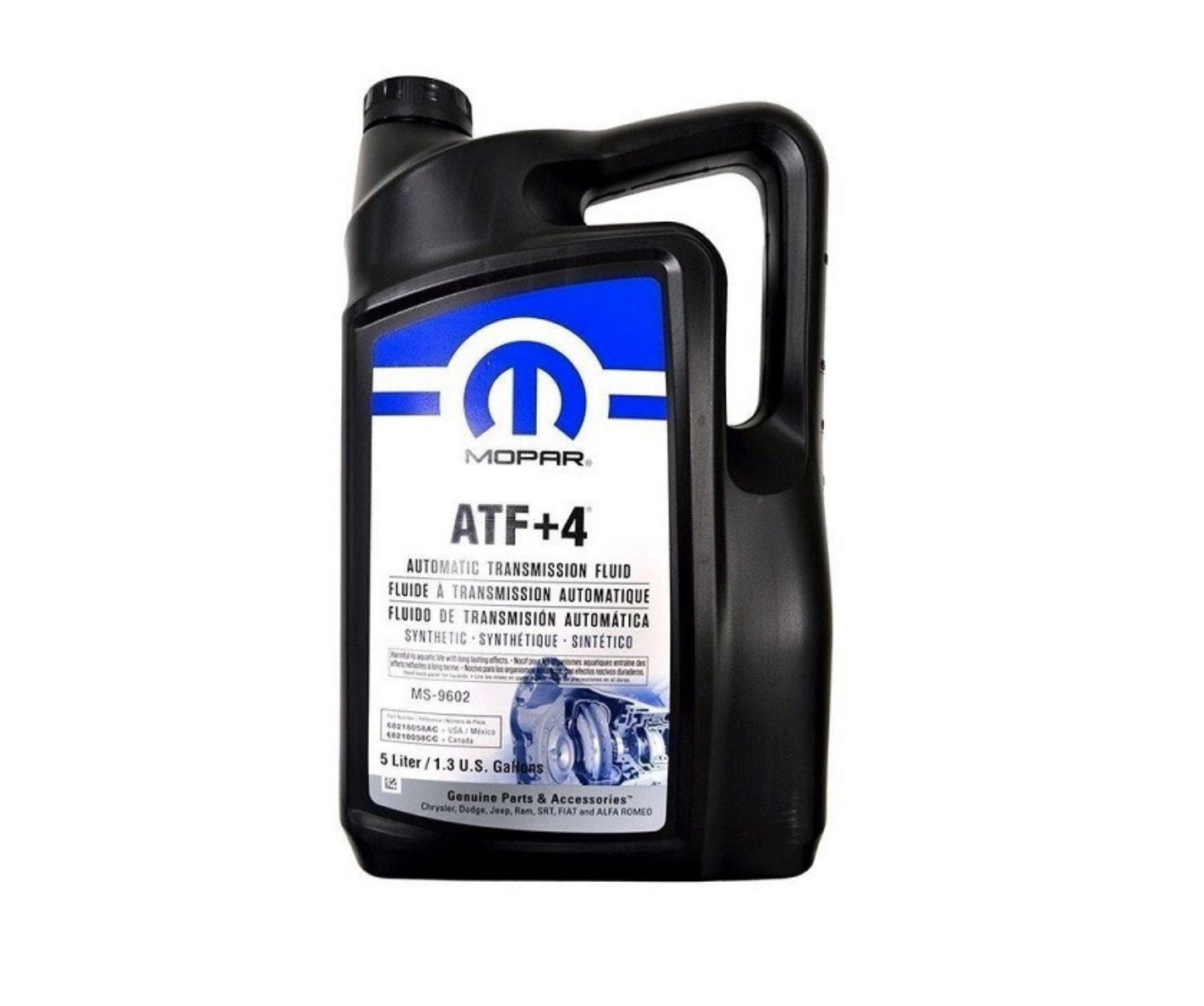 Atf 4 артикул. ATF+4 (MS-9602). Mopar ATF+4 5 Л.. Масло Mopar ATF+4. Mopar® ATF+4 Automatic transmission Fluid.