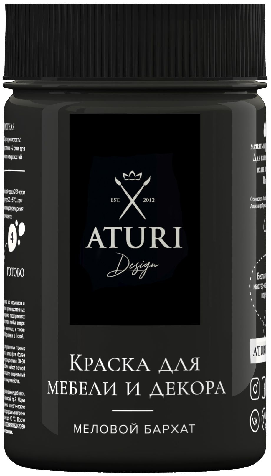 Меловая краска aturi